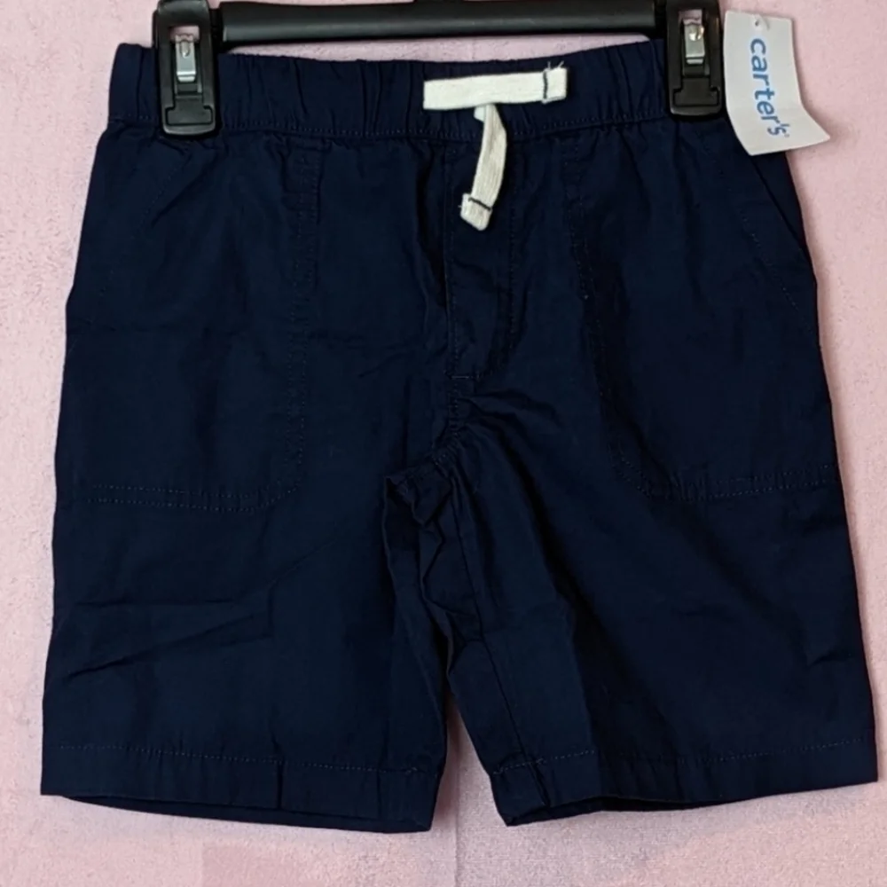 Carter's Navy Blue Drawstring Waist Shorts size 5